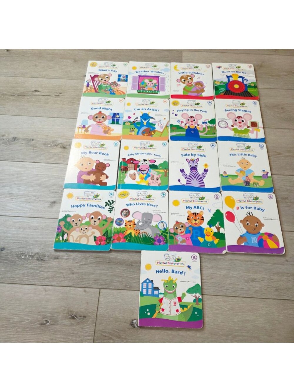 17 Baby Einstein Playful Discoveries Board Books Susan Ring Nature Language Art